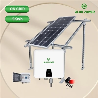 Kompletné domáce úložisko energie solárnej batérie so systémom s kapacitou 5 kWh